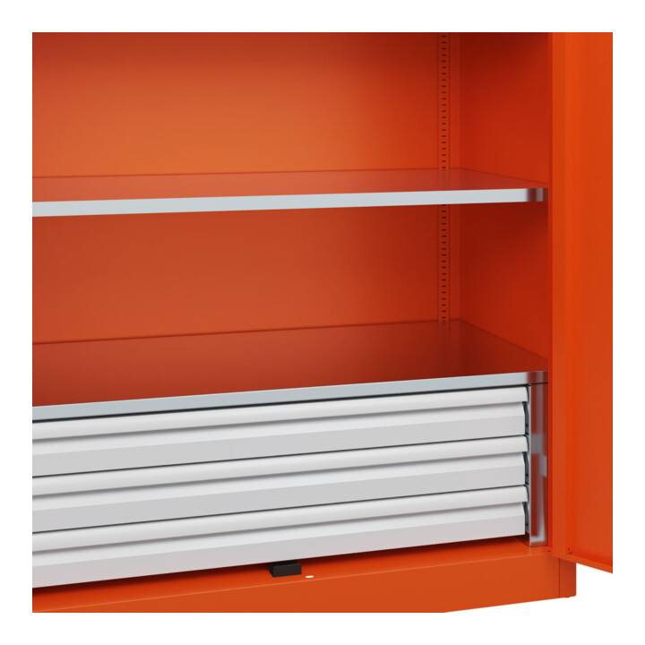 C+P Armoire lourde Acurado Pro 1950 x 1200 x 600 mm avec tiroirs