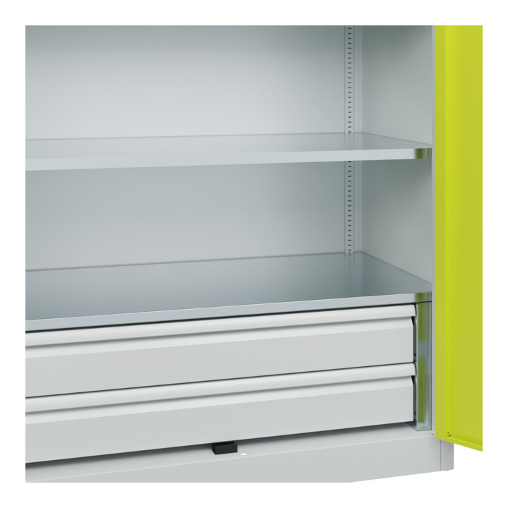 C+P Armoire lourde Acurado Pro 1950 x 1200 x 600 mm avec tiroirs