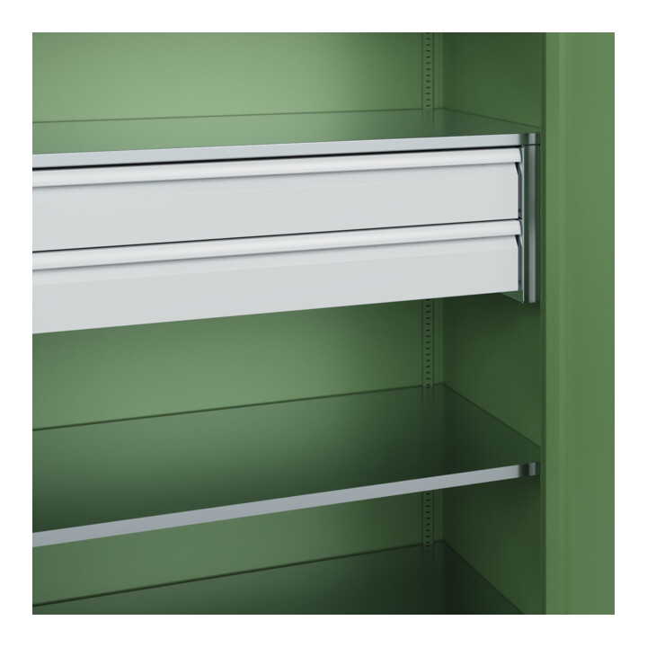 C+P Armoire lourde Acurado Pro 1950 x 1200 x 600 mm avec tiroirs