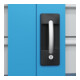 C+P Armoire lourde Acurado Pro 1950 x 1200 x 600 mm avec tiroirs bleu