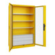 C+P Armoire lourde Acurado Pro 1950 x 1200 x 600 mm jaune signalisation