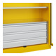 C+P Armoire lourde Acurado Pro 1950 x 1200 x 600 mm jaune signalisation