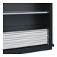 C+P Armoire lourde Acurado Pro 1950 x 1200 x 600 mm noir-gris