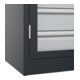 C+P Armoire lourde Acurado Pro 1950 x 1200 x 600 mm noir-gris