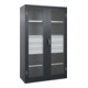 C+P Armoire lourde Acurado Pro 1950 x 1200 x 600 mm noir-gris
