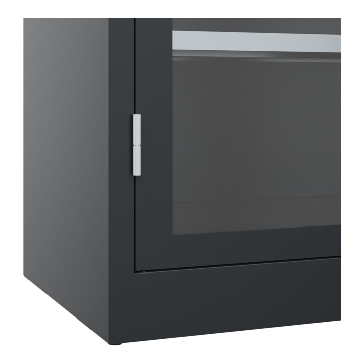 C+P Armoire lourde Acurado Pro 1950 x 1200 x 600 mm noir-gris