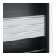 C+P Armoire lourde Acurado Pro 1950 x 1200 x 600 mm noir-gris