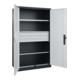 C+P Armoire lourde Acurado Pro 1950 x 1200 x 600 mm noir/gris