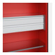 C+P Armoire lourde Acurado Pro 1950 × 1200 × 600 mm rouge