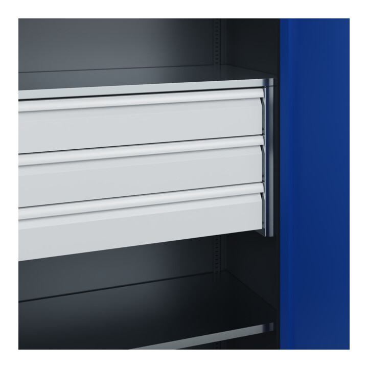 C+P Armoire lourde Acurado Pro avec tiroirs 1950 x 1000 x 500 mm 7016/5010