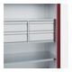 C+P Armoire lourde Acurado Pro avec tiroirs 1950 x 1000 x 500 mm 7035/3003