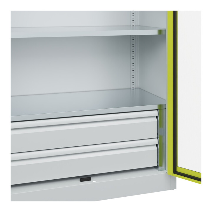 C+P Armoire lourde Acurado Pro avec tiroirs 1950 x 1000 x 500 mm