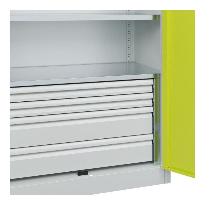 C+P Armoire lourde Acurado Pro avec tiroirs 1950 x 1000 x 500 mm