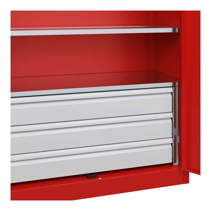 C+P Armoire lourde Acurado Pro avec tiroirs 1950 x 1200 x 500 mm 3020/3020
