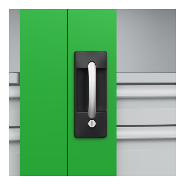 C+P Armoire lourde Acurado Pro avec tiroirs 1950 x 1200 x 500 mm 7035/6037