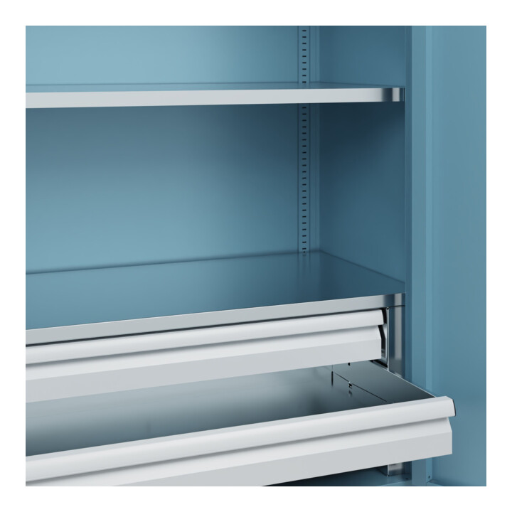 C+P Armoire lourde Acurado Pro avec tiroirs 1950 x 1200 x 500 mm