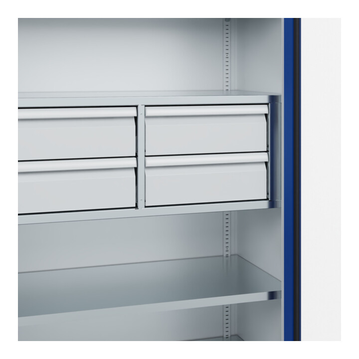 C+P Armoire lourde avec tiroirs Acurado Pro 1950 x 1000 x 500 mm 7035/5010