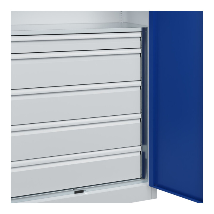 C+P Armoire lourde avec tiroirs Acurado Pro 1950 x 1000 x 500 mm 7035/5010