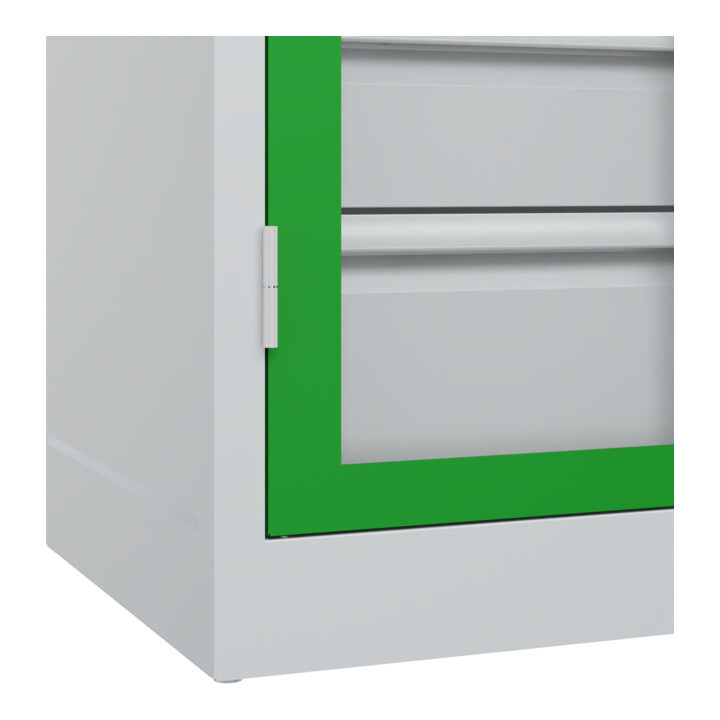 C+P Armoire lourde avec tiroirs Acurado Pro 1950 x 1000 x 500 mm 7035/6037