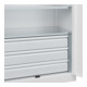 C+P Armoire lourde avec tiroirs Acurado Pro 1950 x 1000 x 600 mm 9016/9016