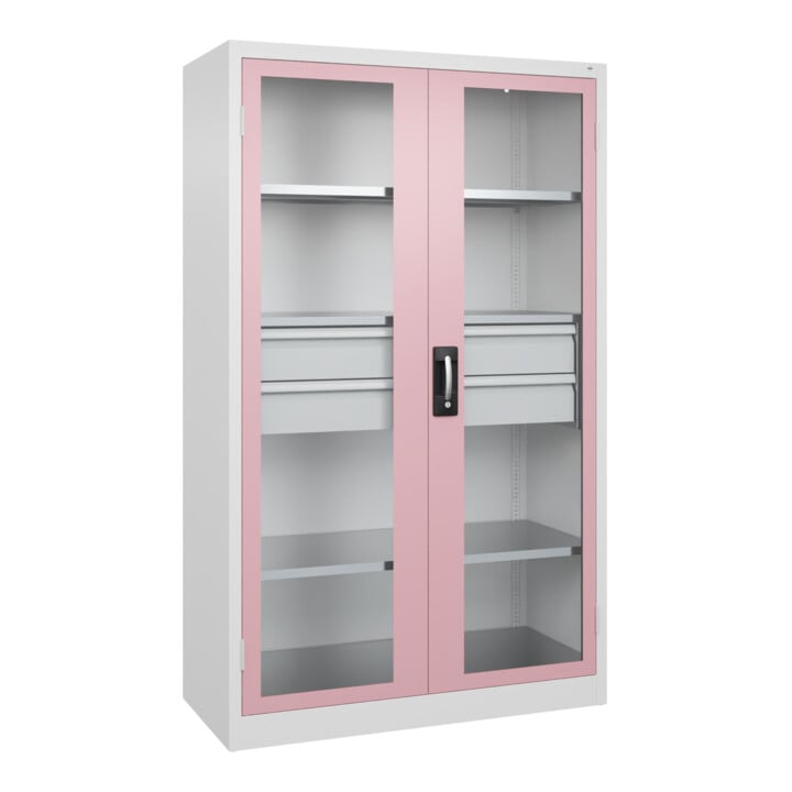 C+P Armoire lourde avec tiroirs Acurado Pro 1950 x 1200 x 500 mm 9016/3015