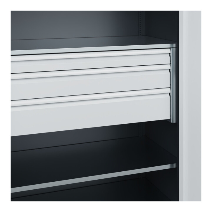 C+P Armoire lourde avec tiroirs Acurado Pro 1950 x 1200 x 600 mm 7016/7035