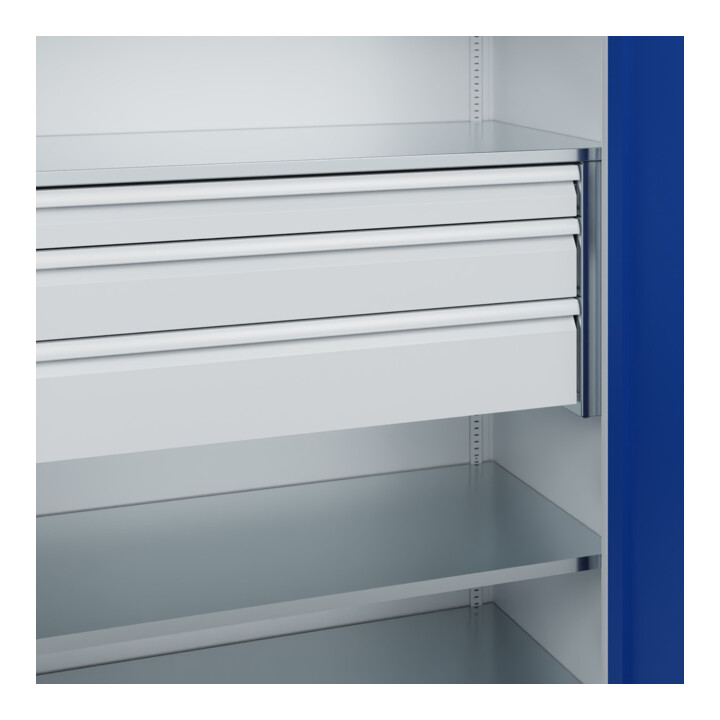 C+P Armoire lourde avec tiroirs Acurado Pro 1950 x 1200 x 600 mm 7035/5010