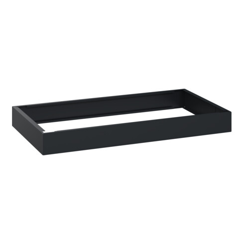 C+P auf 100mm hohem Sockel 100x1000x500mm Sockelfarbe RAL 7021 Schwarzgrau Material Unterbau Kunststoff