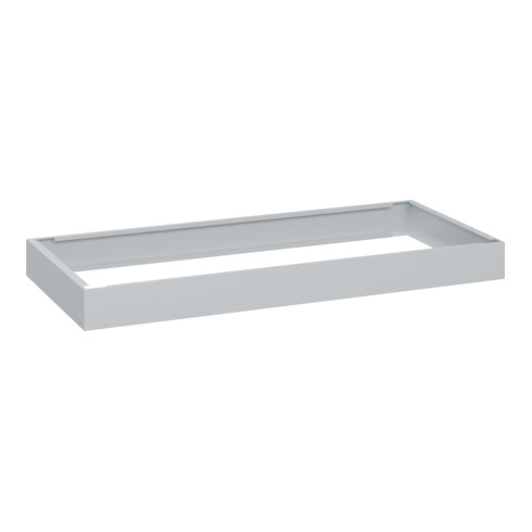C+P auf 100mm hohem Sockel 100x1200x500mm Sockelfarbe RAL 7035 Lichtgrau Material Unterbau Kunststoff