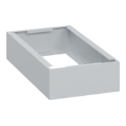 C+P auf 100mm hohem Sockel 100x250x500mm Sockelfarbe RAL 7035 Lichtgrau Material Unterbau Kunststoff