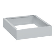C+P auf 100mm hohem Sockel 100x400x500mm Sockelfarbe RAL 7035 Lichtgrau Material Unterbau Kunststoff