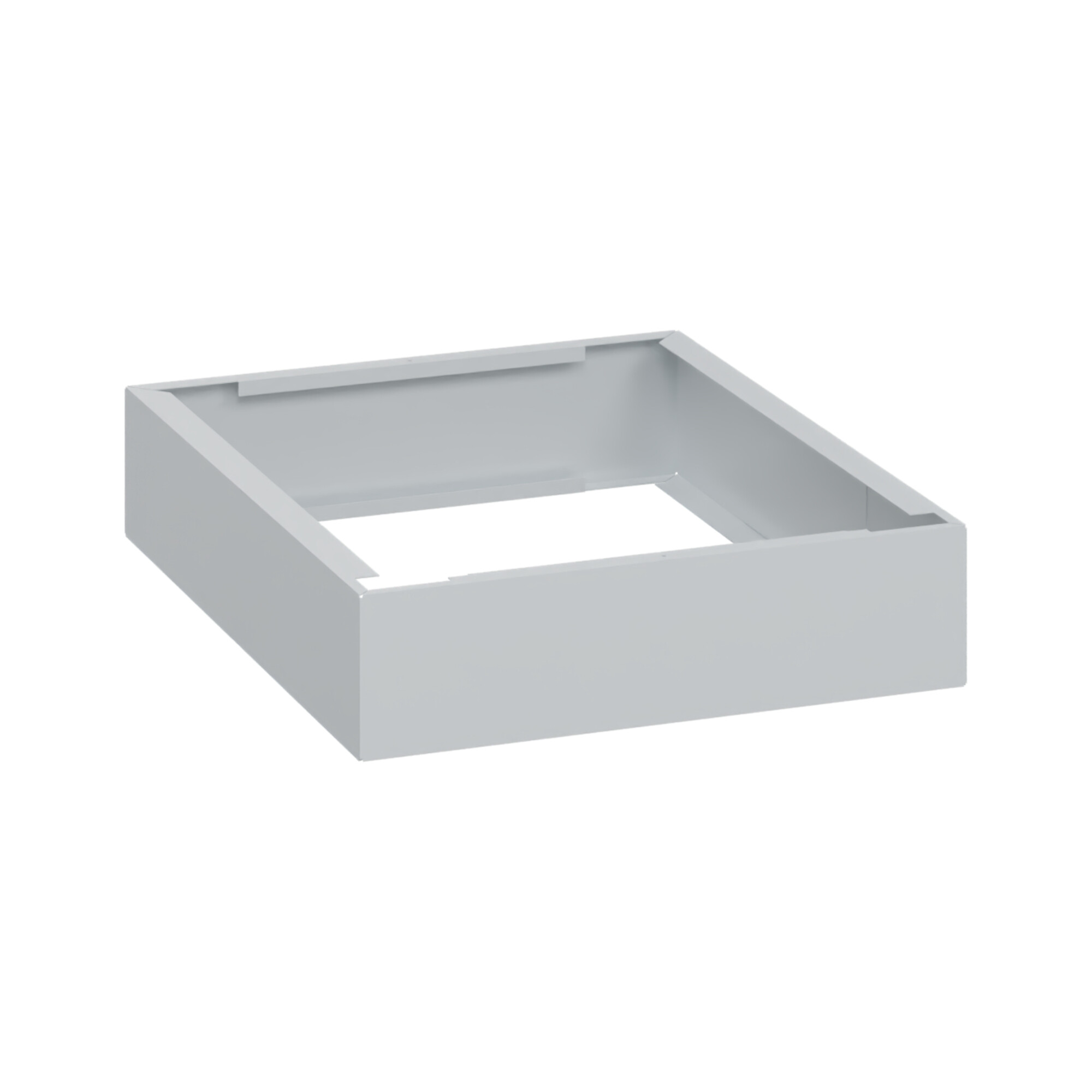 C+P auf 100mm hohem Sockel 100x400x500mm Sockelfarbe RAL 7035 Lichtgrau Material Unterbau Kunststoff ; C + P Möbelsysteme