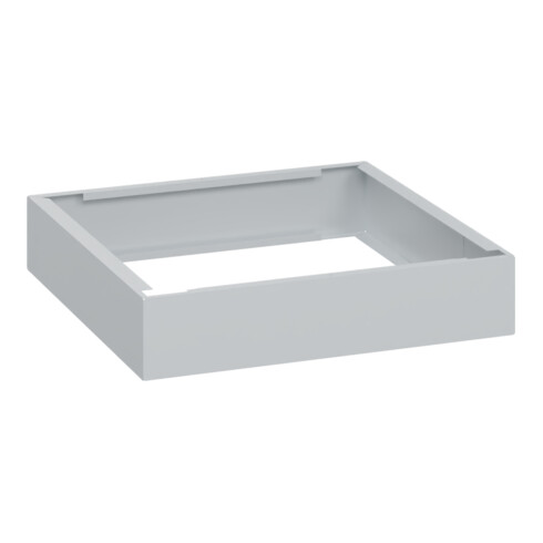 C+P auf 100mm hohem Sockel 100x500x500mm Sockelfarbe RAL 7035 Lichtgrau Material Unterbau Kunststoff