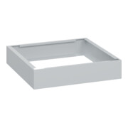 C+P auf 100mm hohem Sockel 100x500x500mm Sockelfarbe RAL 7035 Lichtgrau Material Unterbau Kunststoff