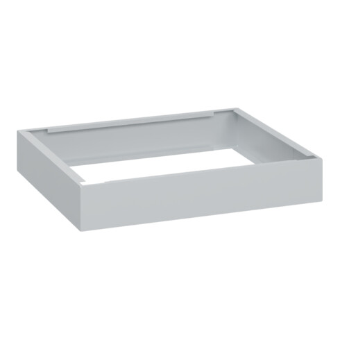 C+P auf 100mm hohem Sockel 100x600x500mm Sockelfarbe RAL 7035 Lichtgrau Material Unterbau Kunststoff