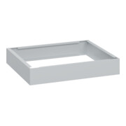 C+P auf 100mm hohem Sockel 100x600x500mm Sockelfarbe RAL 7035 Lichtgrau Material Unterbau Kunststoff