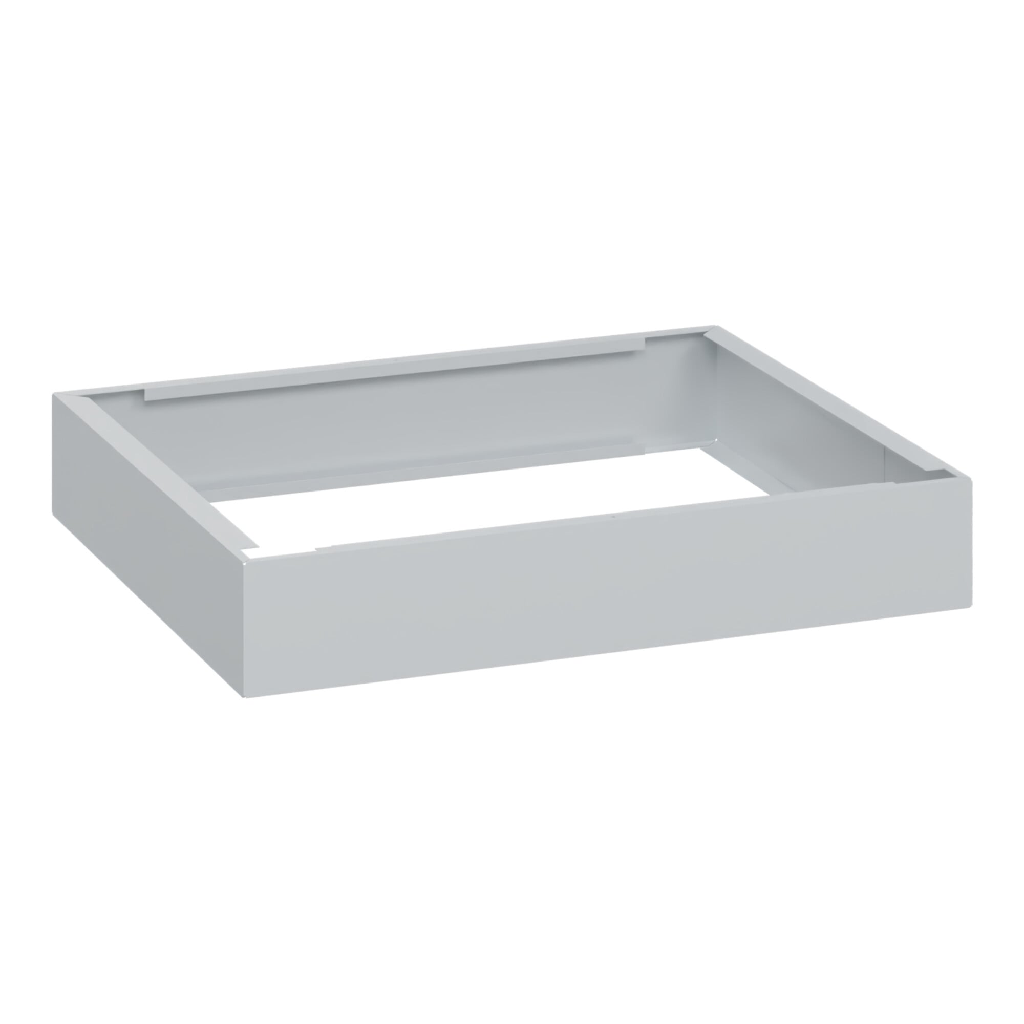 C+P auf 100mm hohem Sockel 100x600x500mm Sockelfarbe RAL 7035 Lichtgrau Material Unterbau Kunststoff ; C + P Möbelsysteme