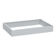 C+P auf 100mm hohem Sockel 100x750x500mm Sockelfarbe RAL 7035 Lichtgrau Material Unterbau Kunststoff