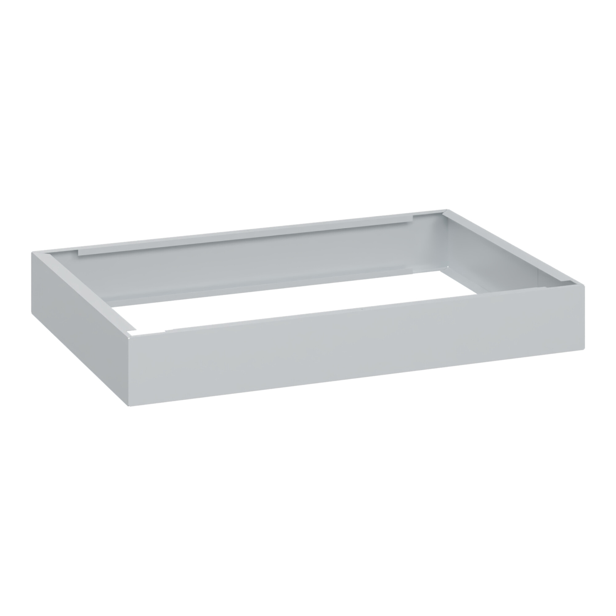 C+P auf 100mm hohem Sockel 100x750x500mm Sockelfarbe RAL 7035 Lichtgrau Material Unterbau Kunststoff ; C + P Möbelsysteme