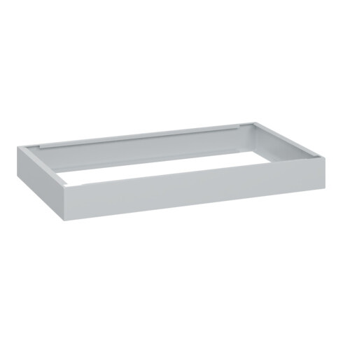 C+P auf 100mm hohem Sockel 100x900x500mm Sockelfarbe RAL 7035 Lichtgrau Material Unterbau Kunststoff