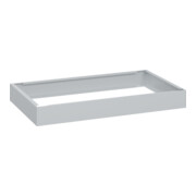C+P auf 100mm hohem Sockel 100x900x500mm Sockelfarbe RAL 7035 Lichtgrau Material Unterbau Kunststoff
