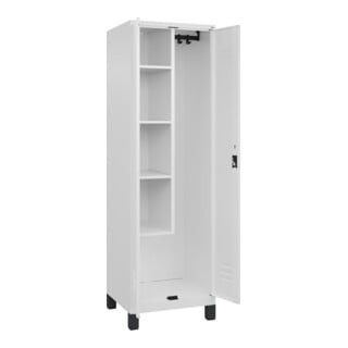 C+P Aufbewahrungsspind Classic PLUS 2 Abteile 1950 x 600 x 500mm 9016/9016