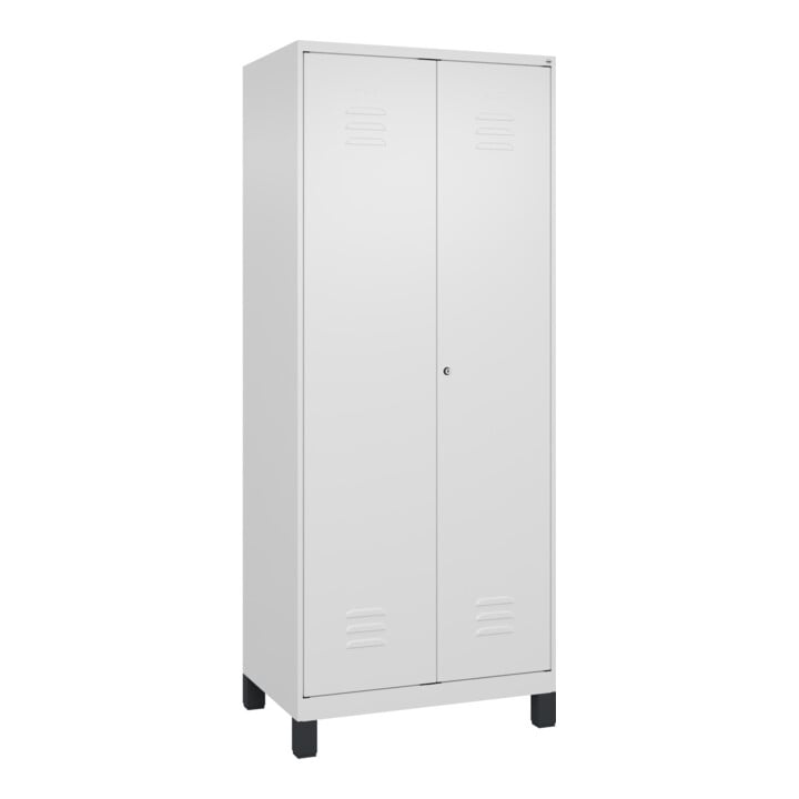 C+P Aufbewahrungsspind Classic PLUS 2 Abteile 1950 x 800 x 500 mm 9016/9016