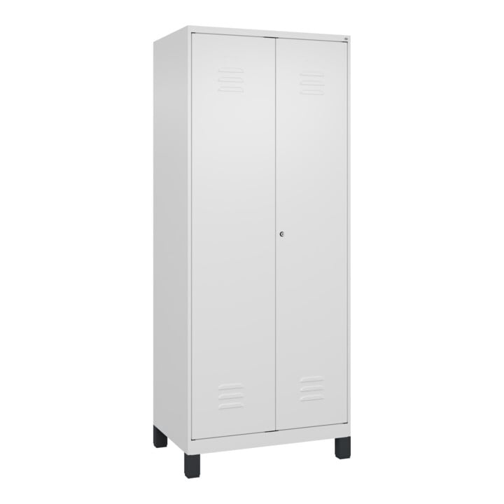 C+P Aufbewahrungsspind Classic PLUS 2 Abteile 1950 x 800 x 500 mm 9016/9016
