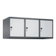C+P Aufsatzschrank, 7016/7035 500x1200x500mm Verschluss Sicherheits-Drehriegel 3 Abteile-1