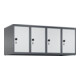 C+P Aufsatzschrank, 7016/7035 500x1200x500mm Verschluss Sicherheits-Drehriegel 4 Abteile-1