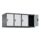 C+P Aufsatzschrank, 7016/7035 500x1200x500mm Verschluss Sicherheits-Drehriegel 4 Abteile-2
