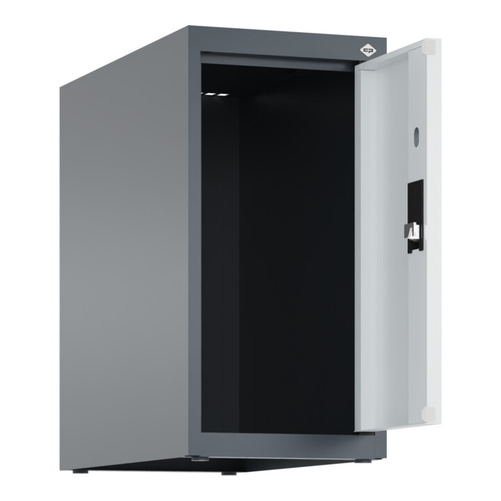 C+P Aufsatzschrank, 7016/7035 500x250x500mm Verschluss Zylinderschloss 1 Abteile