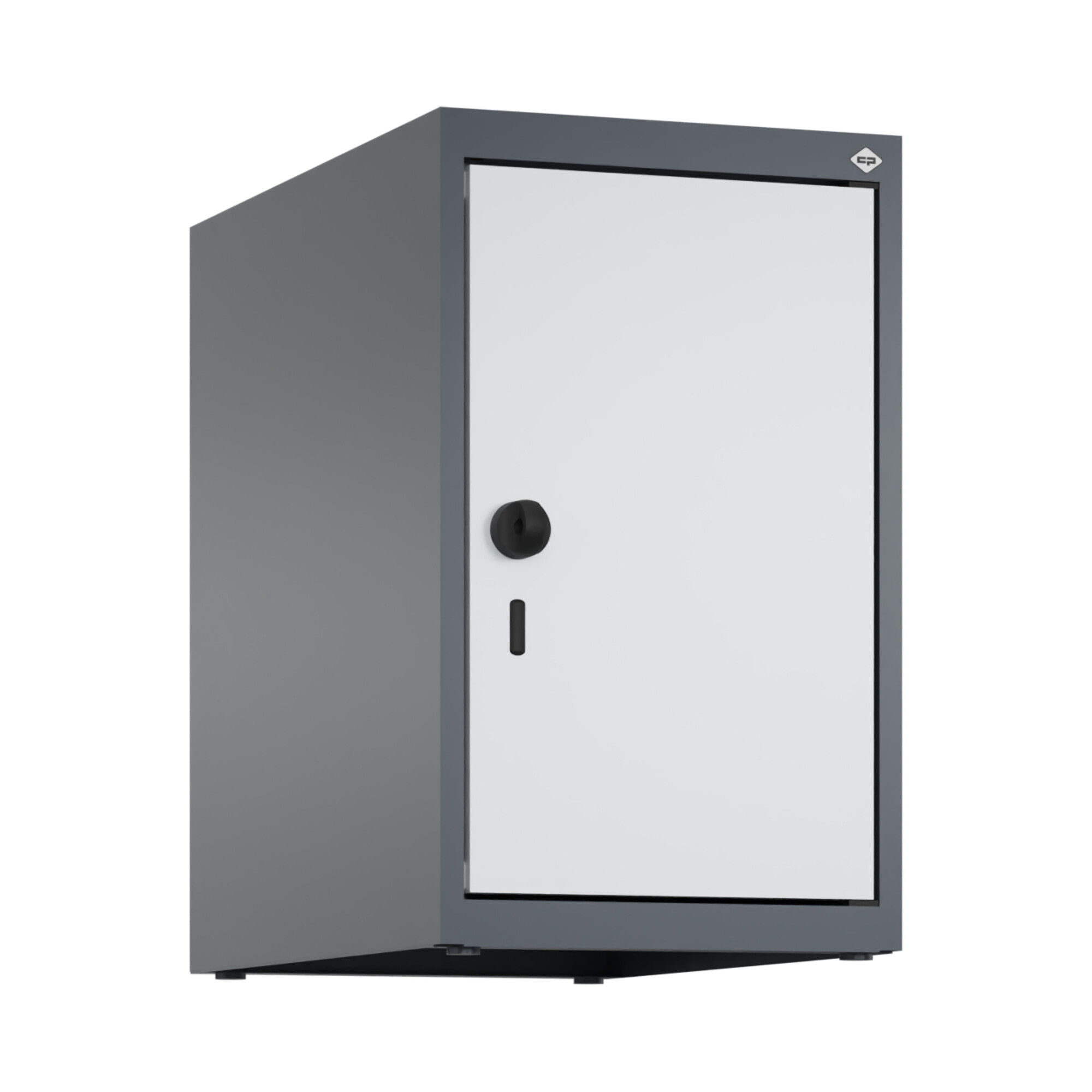 C+P Aufsatzschrank, 7016/7035 500x300x500mm Verschluss Sicherheits-Drehriegel 1 Abteile ; C + P Möbelsysteme