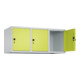 C+P Aufsatzschrank, 7035/0024 500x1200x500mm Verschluss Sicherheits-Drehriegel 3 Abteile-2